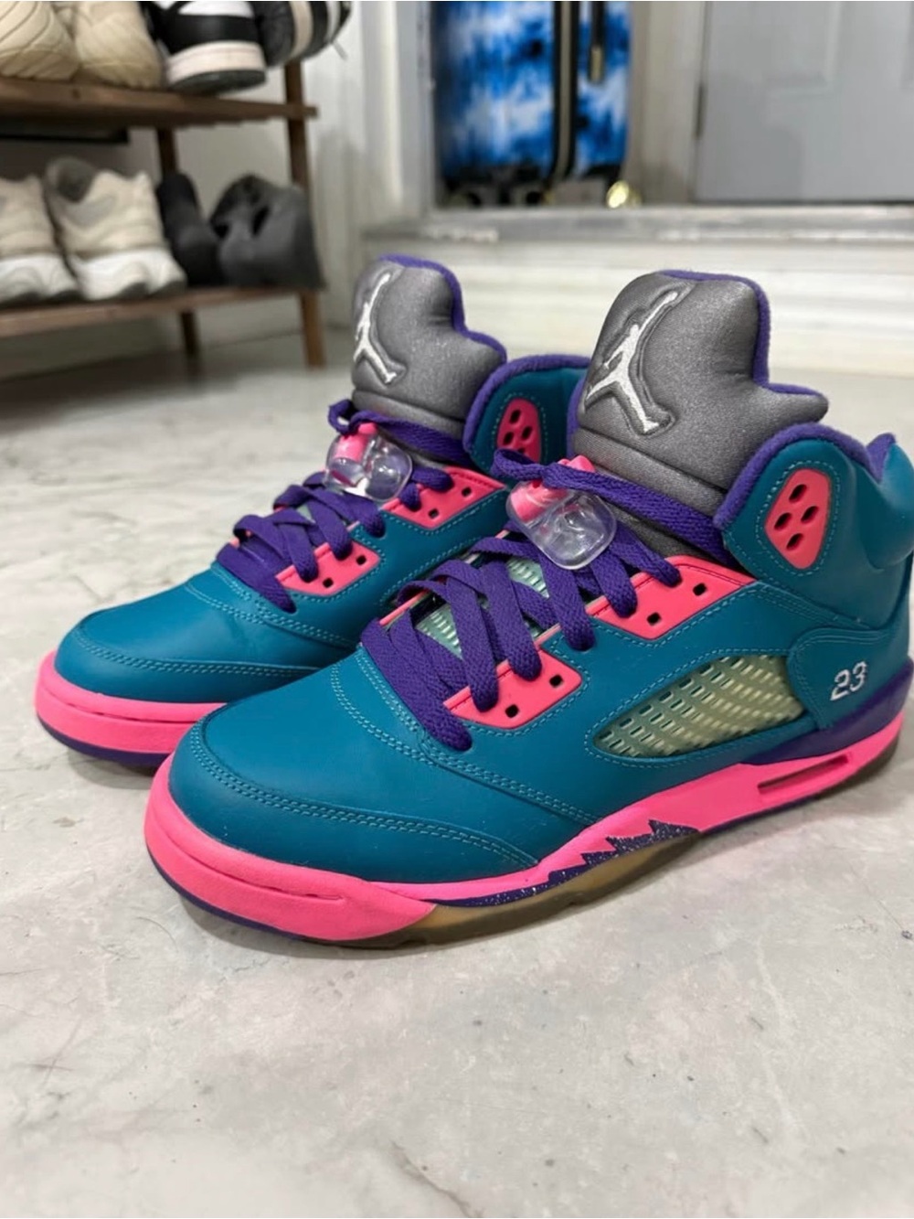 Jordan Retro 5 Tropical Teal 2013